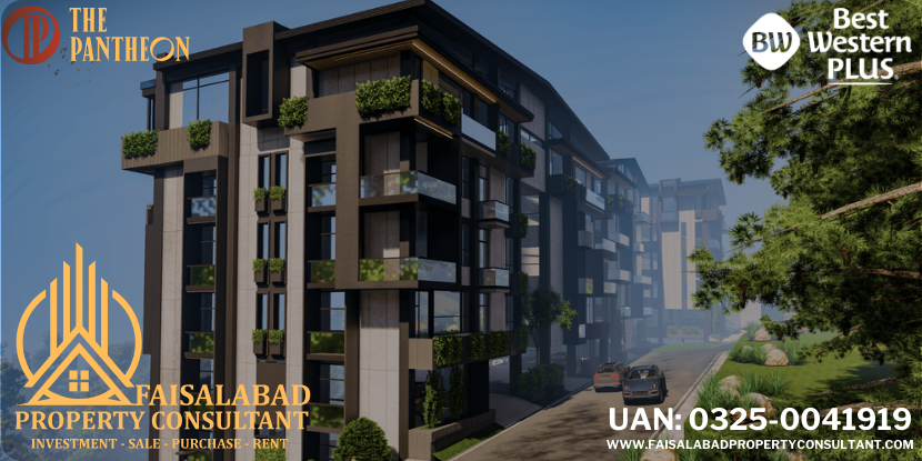 The Pantheon Murree Apartments for sale on installments